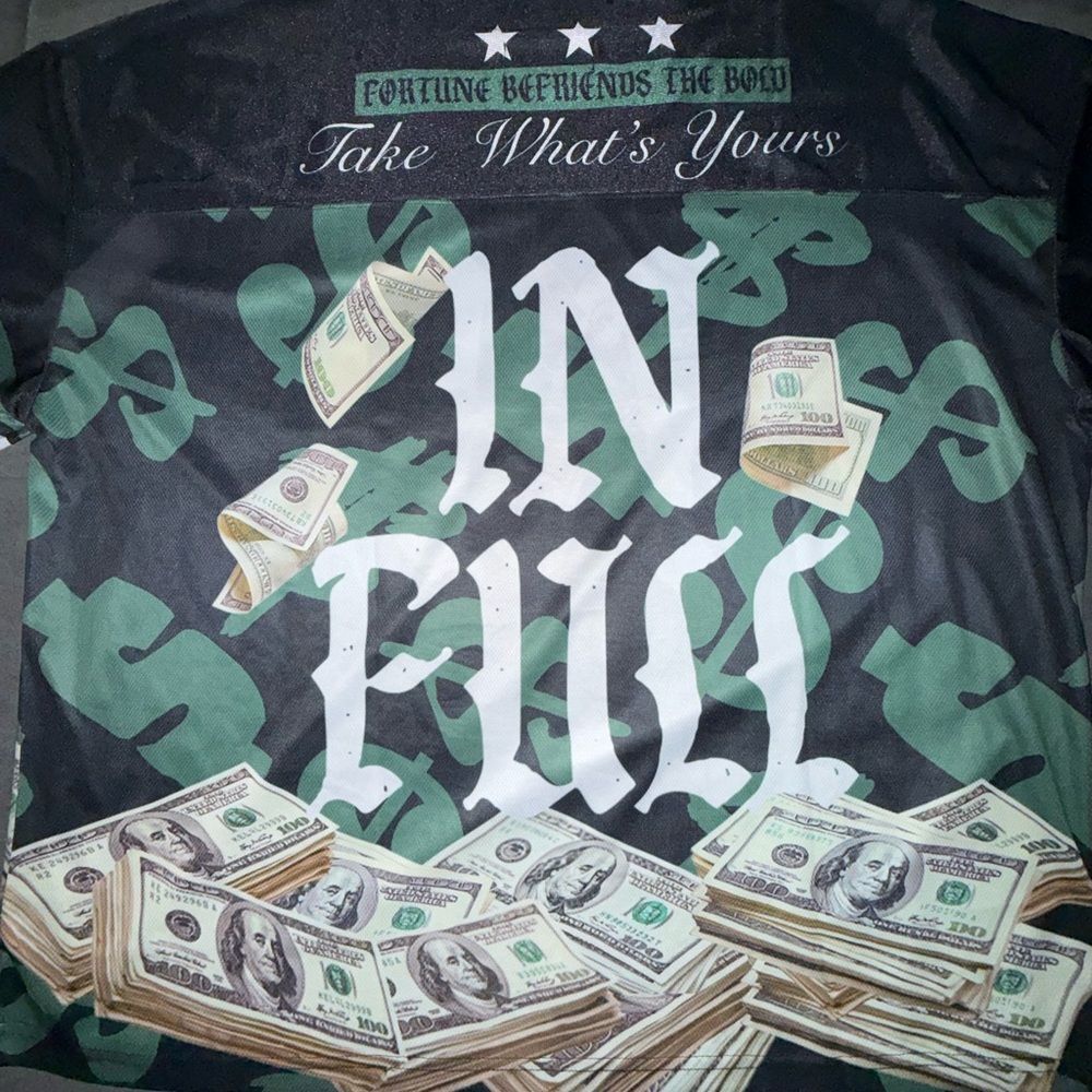 Reason Men's Black and Green 'Paid' Graphic Jersey Size XL - Picture 9 of 11